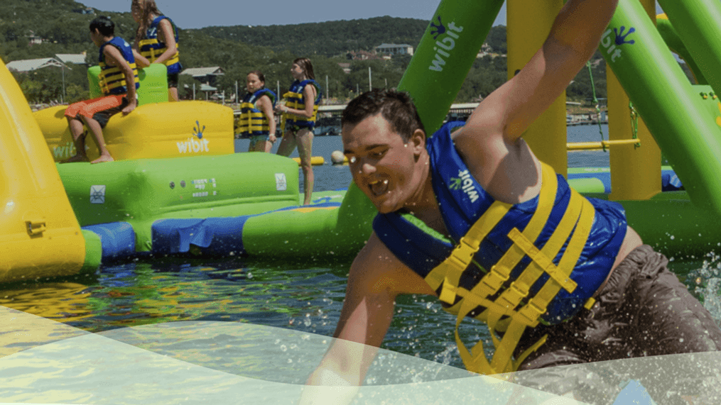 Prepare yourself for the experience of a lifetime! Lake Travis Waterloo Adventures is back for summer fun for you and your family.{&nbsp;}Your session on Texas' largest floating challenge course will excite and thrill the Adventure seeker in you!